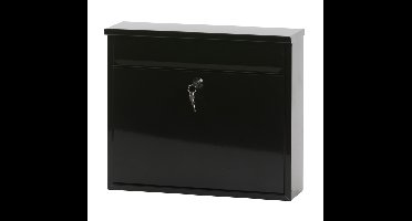 Basic Granadan wandbrievenbus staal - zwart