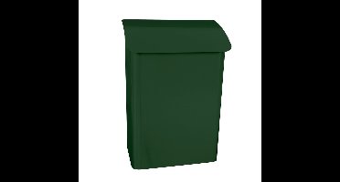 Basic Lugon wandbrievenbus staal - groen
