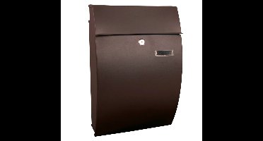 Basic Geronan wandbrievenbus staal - mat zwart