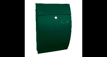 Basic Geronan wandbrievenbus staal - groen