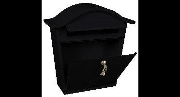 Basic Tatifan wandbrievenbus staal - zwart