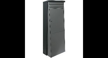 SafePost Eurotrend 1 vrijstaande brievenbus staal - antraciet/zilvergrijs