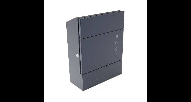 SafePost 119 wandbrievenbus staal - antracietgrijs