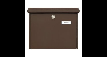 Burg-Wächter Amsterdam 867 BR wandbrievenbus staal - bruin