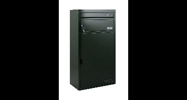 SafePost 65 brievenbus met pakketvak staal - groen