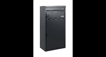 SafePost 65 brievenbus met pakketvak staal - antracietgrijs