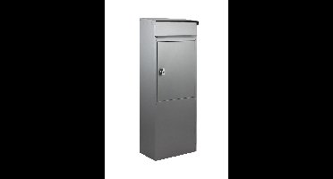 SafePost 855 vrijstaande brievenbus staal - zilvergrijs