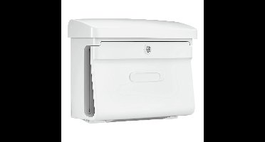 Burg-Wächter Bremen 885 W wandbrievenbus kunststof - wit