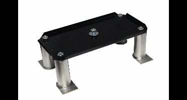 SafePost 270-A brievenbus statief opschroevend staal - zwart/RVS