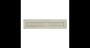 Intersteel Briefplaat met veer - nikkel mat