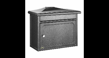 Burg-Wächter Kopenhagen wandbrievenbus staal - antracietgrijs