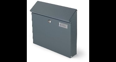 SafePost 968 wandbrievenbus staal - antracietgrijs