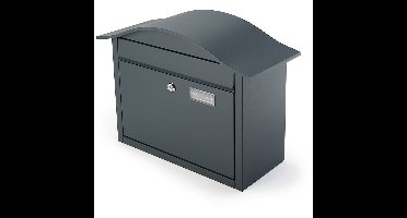 SafePost 948 wandbrievenbus staal - antracietgrijs