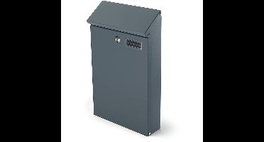 SafePost 958 wandbrievenbus staal - antracietgrijs