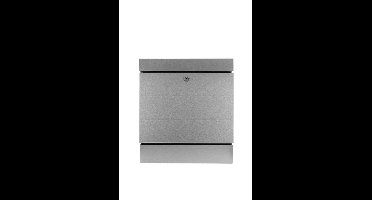 Burg-Wächter New York wandbrievenbus modern met krantenrol - RVS