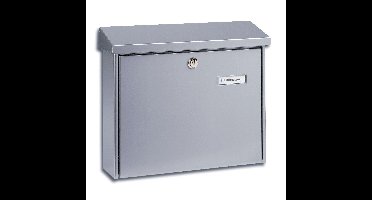 Burg-Wächter Amsterdam 867 Si wandbrievenbus staal - zilvergrijs