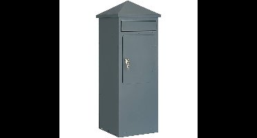 SafePost 110PZ vrijstaande XXL brievenbus met profielcilinderslot staal - antracietgrijs