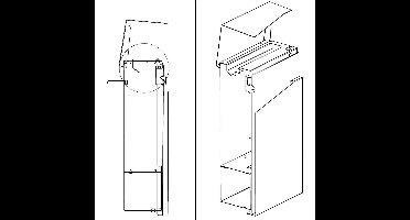 SafePost anti-hengelrand 33,5cm zelfklevend voor SafePost 800/810 brievenbus - antracietgrijs