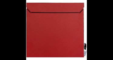 SafePost 800 wandbrievenbus staal - rood