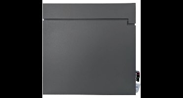 SafePost 810 wandbrievenbus staal - antracietgrijs