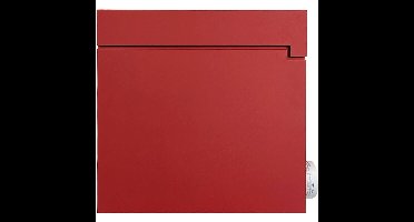 SafePost 810 wandbrievenbus staal - rood