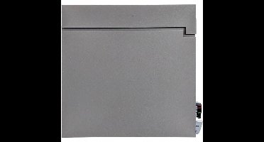 SafePost 810 wandbrievenbus staal - aluminiumgrijs