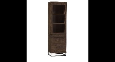 Vitrinekast London Dark Mango