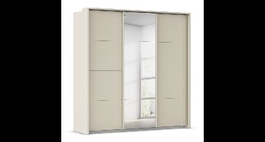 Kledingkast Kick B211xH214cm Champagne incl. passe-partout, 3 legplanken en 3 roedes