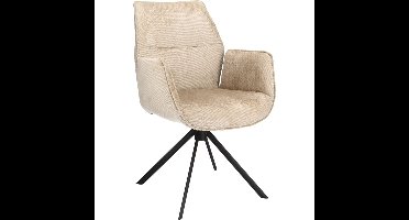 Eetkamerstoel Odin met arm in stof Movie Desert