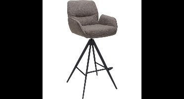 Barstoel Bowie met arm zithoogte 80cm Brown