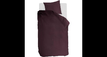 Dekbedovertrek Cotton Uni Dark Red 140x200/220