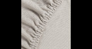 Hoeslaken Jersey Off-white 180x200/210