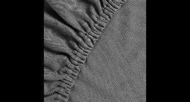 Hoeslaken Jersey Anthracite 180x200/210