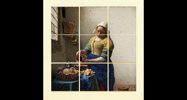 Tegelset Het Melkmeisje (9 Tegeltjes)