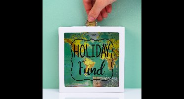 Transparante Spaarpot - Holiday Fund