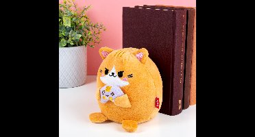 Kawaii Kat Boekensteun - Oranje/controller