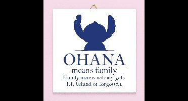 Tegeltje Ohana Means Family