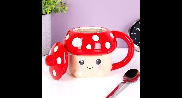 Kawaii Paddenstoel Mok