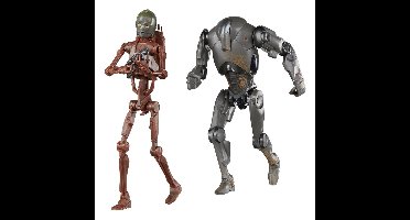 Star Wars Episode II Black Series Action Figure 2-Pack C-3PO (B1 Battle Droid Body) & Super Battle Droid 15 cm