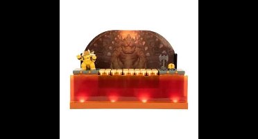 World of Nintendo Super Mario Playset Bowser Battle Deluxe