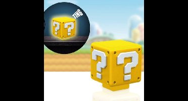 Super Mario Nightlight with Sound Question Block 8 cm