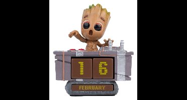 Marvel 3D Perpetual Calendar Groot Death Button 12 cm