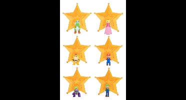 The Super Mario Galaxy Movie Action Figures 4 cm Wave 1 Assortment (12)
