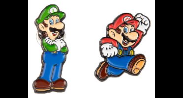 Super Mario Pin Badge 2-Pack