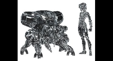 Ghost in the Shell PLAMAX minimum factory Plastic Model Kit Motoko Kusanagi with Fuchikoma: Thermoptic Camouflage Ver. 8 cm