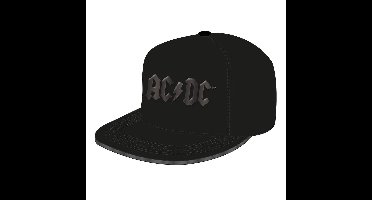 ACDC Snapback Cap Shiny Black Logo