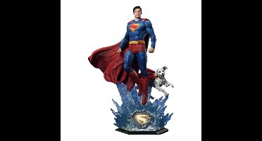 Superman (2025) Real Elite Masterline Series Statue 1/3 Superman with Krypto Bonus Version 95 cm