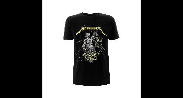 Metallica T-Shirt And Justice For All Tracks Black Size L