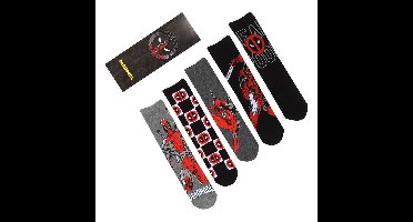 Marvel Socks 5-Pack Deadpool S-M