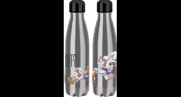 One Piece Thermo Water Bottle Luffy Gear 5 Silver